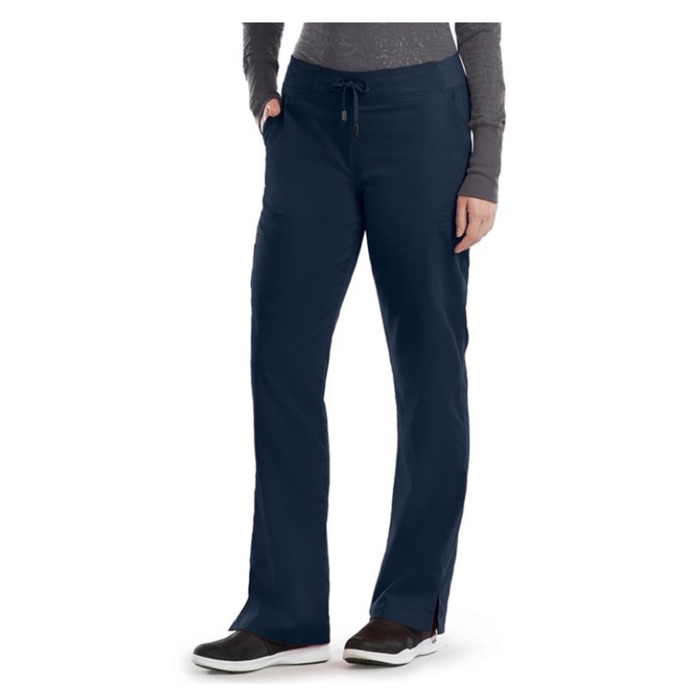 Greys Anatomy Charcoal Straight Leg Scrub Pants